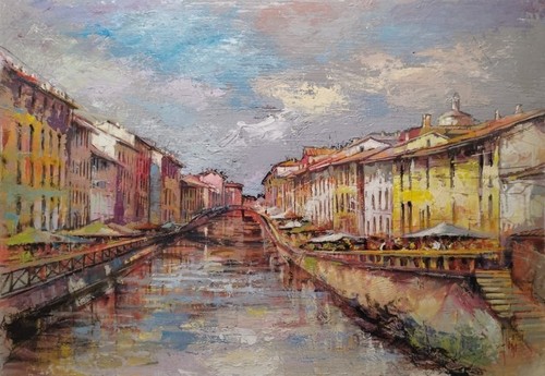 Luigi florio 100x70 olio - florio,