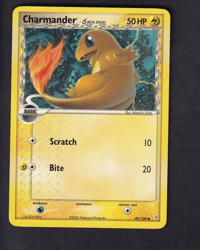 Charmander 100 common - 49/100,