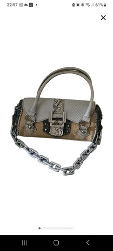 Borsa guess y2k beige blu - guess, beige/blu