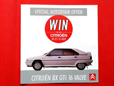 Brochure vendita CITROEN BX GTi 16 VALVOLE 1987 - Brochure offerta salone