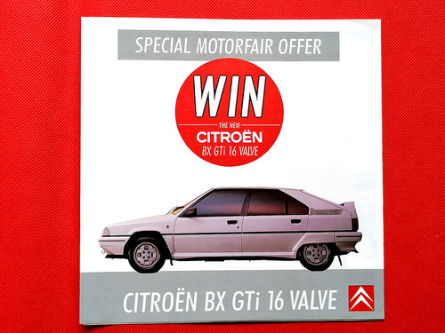 Brochure vendita citroen - brochure, bx