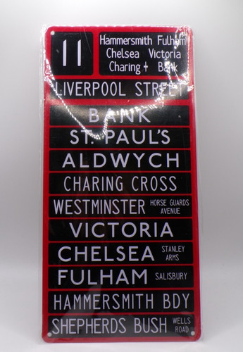 London bus destination sign - bus,
