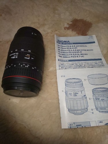 Sigma 300 - sigma, 70-300