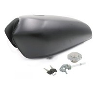 🇮🇹 SERBATOIO 9LT 2.4 GALLONI CUSTOM CAFE RACER  FONDO NERO UNIVERSALE