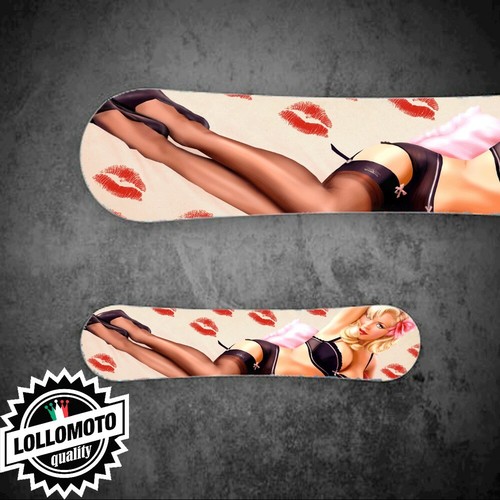 Adesivo tavola snowboard - tavola, pin