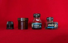 ? ANTICHI CALAMAI / CONTENITORI INCHIOSTRO - VETRO E BACHELITE-A-638