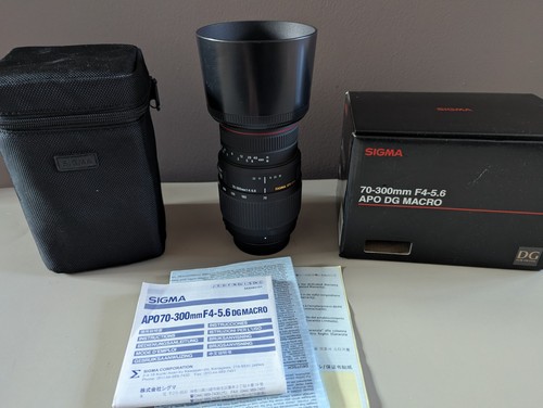 Sigma 300 5 6 apo - 1:4-5.6, dg