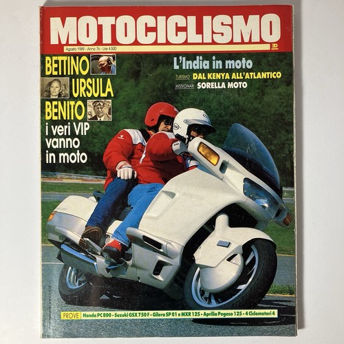 Rivista motociclismo agosto - rivista,