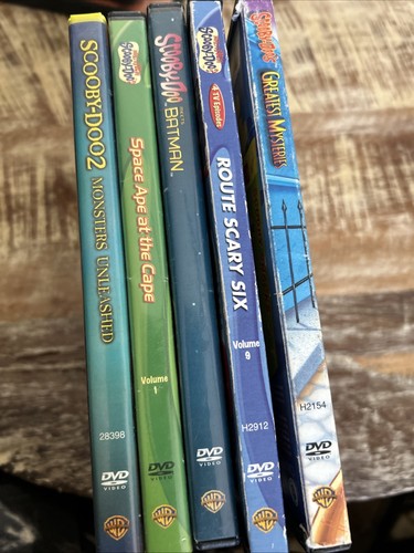 Lot scooby doo dvds - 5,