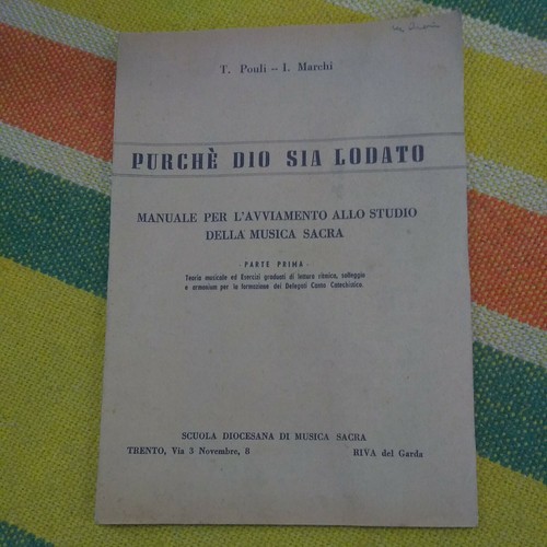 Purché dio sia lodato manuale - purché,
