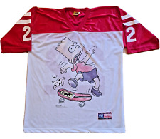 T-shirt BART n.22 SIMPSONS 1998 Mi MATT GROENING Sport Football  vintage , XL