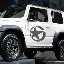 Adesivo 50x50CM per Camper Barca Camion STELLA MILITARE 01  Sticker Decal jeep
