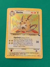 Pokemon TCG Raichu 14/62 Holo