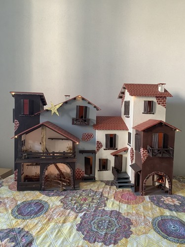 Presepe fatto mano vintage - presepe,