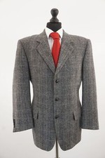 Harris Tweed Giacca 26 Grigio