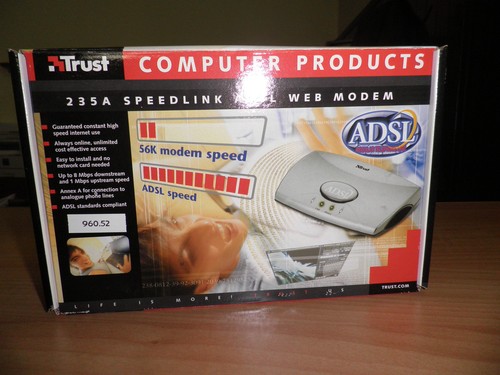 960 trust modem adsl - -,