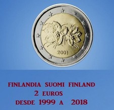 FINLANDIA, 2 EURO, ANNI DAL