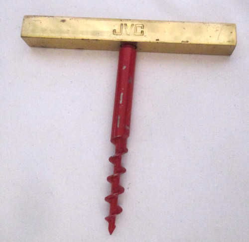 Solid brass corkscrew - brass, 'corkscrew'