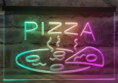 Insegna neon pizza - insegna,
