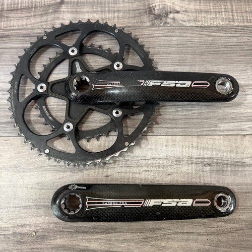 Guarnitura stradale fsa carbon - guarnitura,