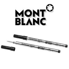 MontBlanc Rollerball penna a inchiostro refill mine M Mystery Black nero 2 pezzi