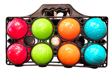 Gioco bocce in plastica piena