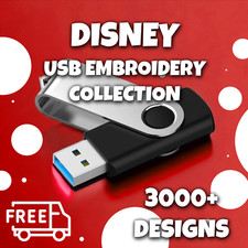 3000 Brother Disney ricamo USB