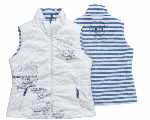 Gilet trapuntato reversibile