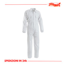 Tuta da Lavoro Intera Uomo per Agricoltura, Meccanica con Zip in Cotone Massaua