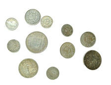 LOTTO MONETE ARGENTO 65 GRAMMI