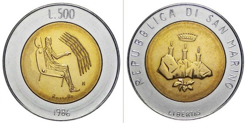 1986 san marino - san, 500