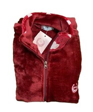 VESTAGLIA DONNA CORTA CORAL IN MORBIDO PILE INVERNALE GMV PESANTE FULL ZIP 229