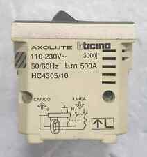 BTICINO AXOLUTE CHIARA HC4305/10 DIFFERENZIALE MAGNETOTERMICO 1P+N 10A 10mA