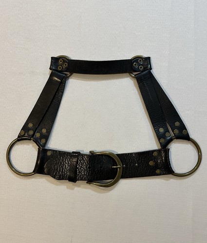 Cabi pettorina pelle marrone