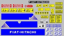 Fiat-Hitachi FL 55  decalcomanie adesive, kit Completo