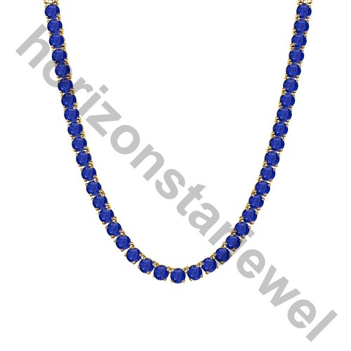 Collana tennis 24ct creata - collana, 15,24ct