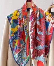 Sciarpa scialle 100% seta