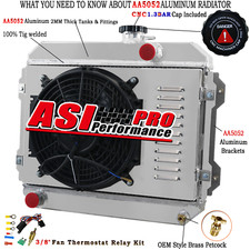 ASI 3 Row Radiator+Shroud Fan
