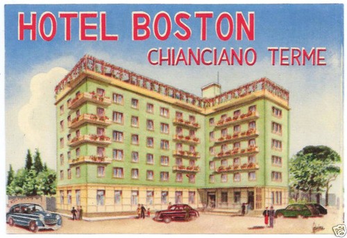 Luggage label italy chianciano - luggage,