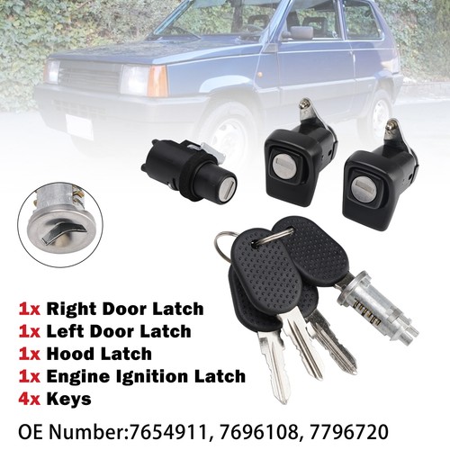 Kit serrature porte - kit, dx