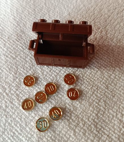 Lego pirates gold coin - lego,