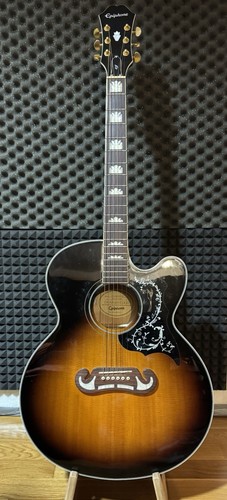 Epiphone 200sce electric - epiphone, ej-200sce/vs
