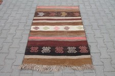 Tappeto kilim rustico marrone - kilim,