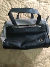 borsa Benetton nera e grigia