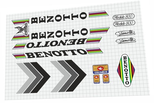 Kit decalcomanie telaio nero