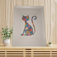 Gatto Colorato - Quadro