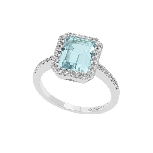 Anello comete acquamarina - comete,