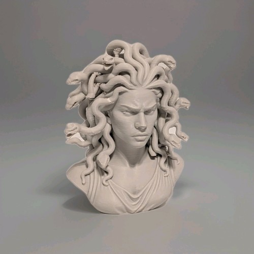 Busto medusa stampa - stampa, 3d
