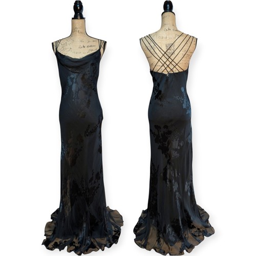 Maxi abito vintage y2k - vintage, nero