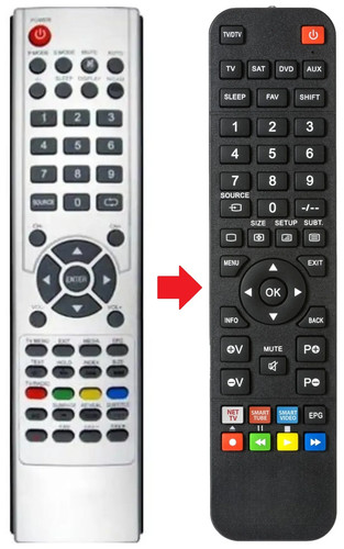 Telecomando adatto per xdome - telecomando,